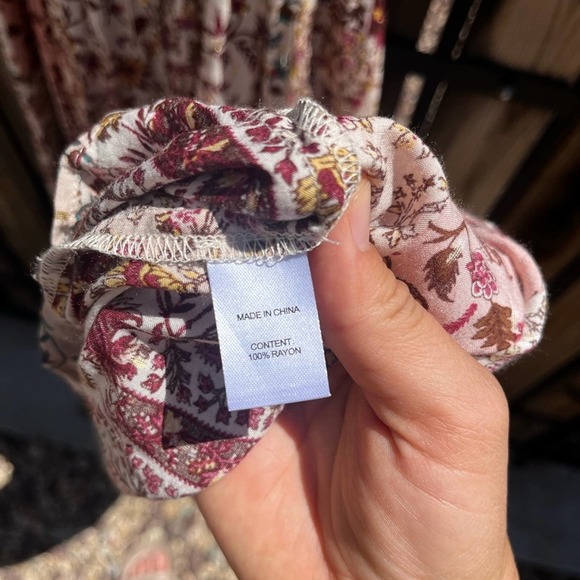 ANTHROPOLOGIE DREW Natural Morocco Maxi dress - Picture 3 of 7